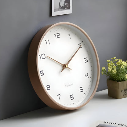 Wall Clock Silent Modern Round Decorative Home Accent