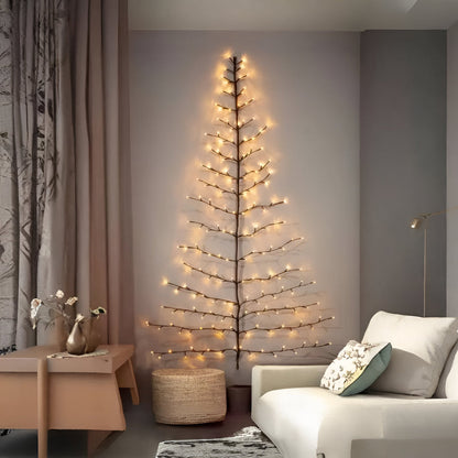 Wall Decor LED Branch Rustic Tree Light Art Accent
