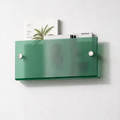 Wall Shelf Acrylic Floating Magazine Display Storage Organizer
