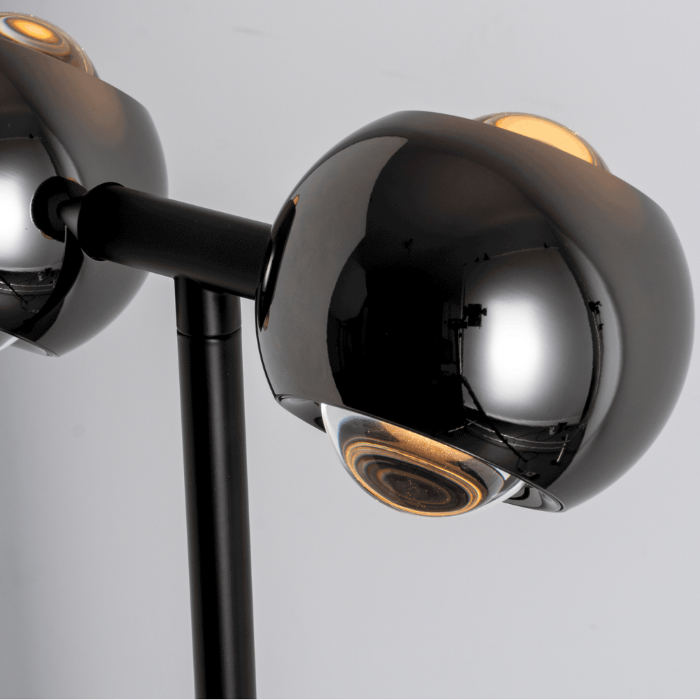 Dual Head Floor Lamp Modern Contemporary Adjustable Arch