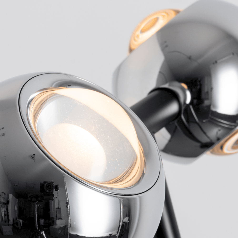 Dual Head Floor Lamp Modern Contemporary Adjustable Arch
