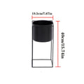 Metal Indoor Plant Stand | Modern Black Rectangular Plant Holder