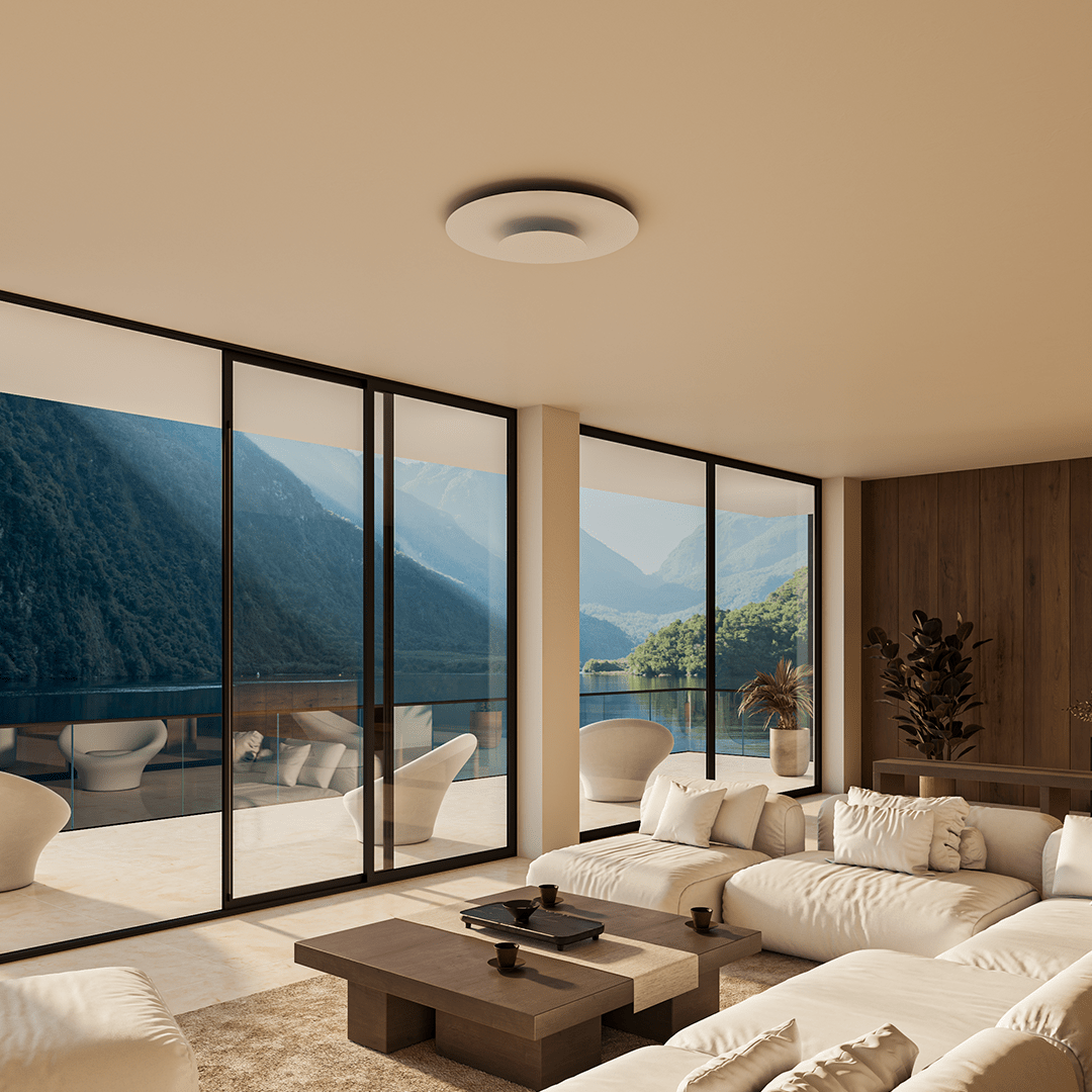 Flush Mount Ceiling Light LED Modern Round Slim Panel