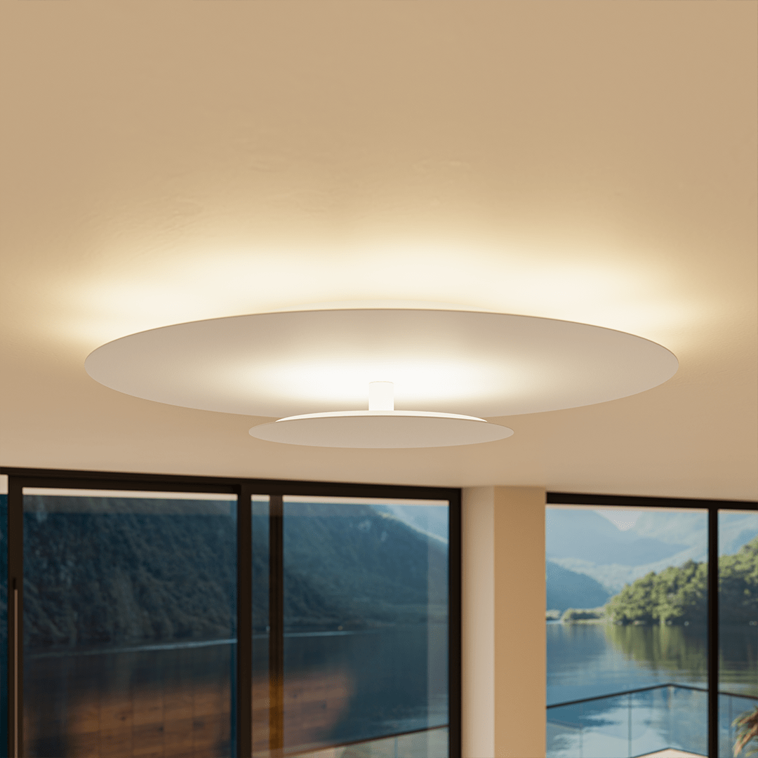 Flush Mount Ceiling Light LED Modern Round Slim Panel