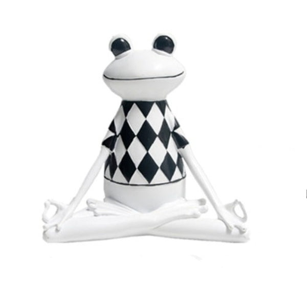 Yoga Frog Decorative Figurines