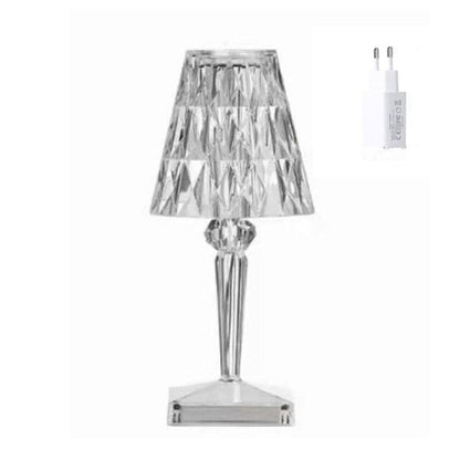 Rechargeable Wireless Diamond-Effect LED Table Lamp