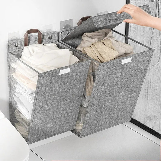 Wallora foldable wall-mounted laundry basket