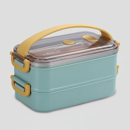 Insulated Meal Prep Container - 304 Stainless Steel Food Storage Box for Lunch, Work, School, Travel, Keeps Food Fresh