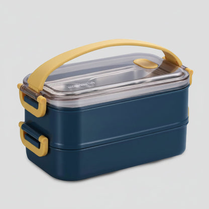 Insulated Meal Prep Container - 304 Stainless Steel Food Storage Box for Lunch, Work, School, Travel, Keeps Food Fresh