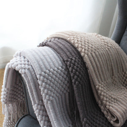 Waffle Knit Throw Blanket