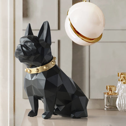 French Bulldog Tissue Box Figurine
