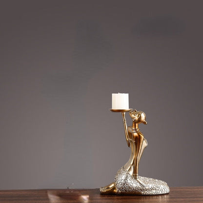 Modern Figurine Candle Holders
