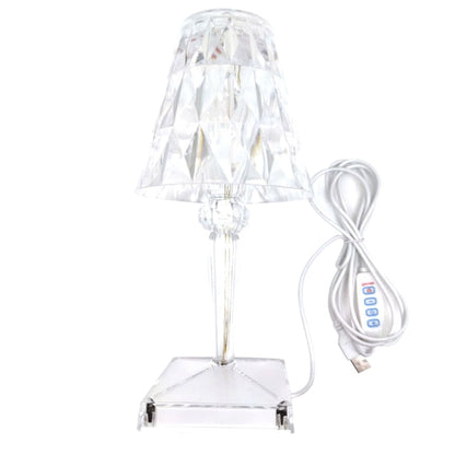 Rechargeable Wireless Diamond-Effect LED Table Lamp