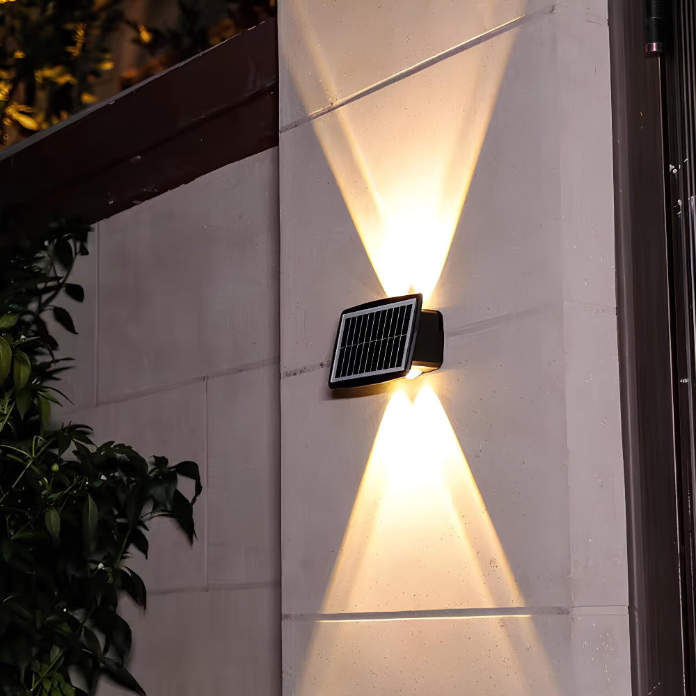 Solar Powered Outdoor Lighting Wall Garden Accent