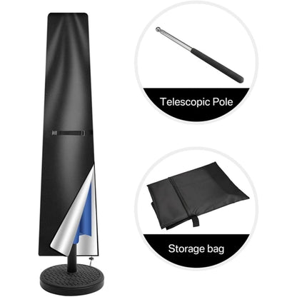 Waterproof Umbrella Cover - Weather Resistant Parasol Protector for Garden, Patio, Outdoor Furniture, Rain, Wind, UV