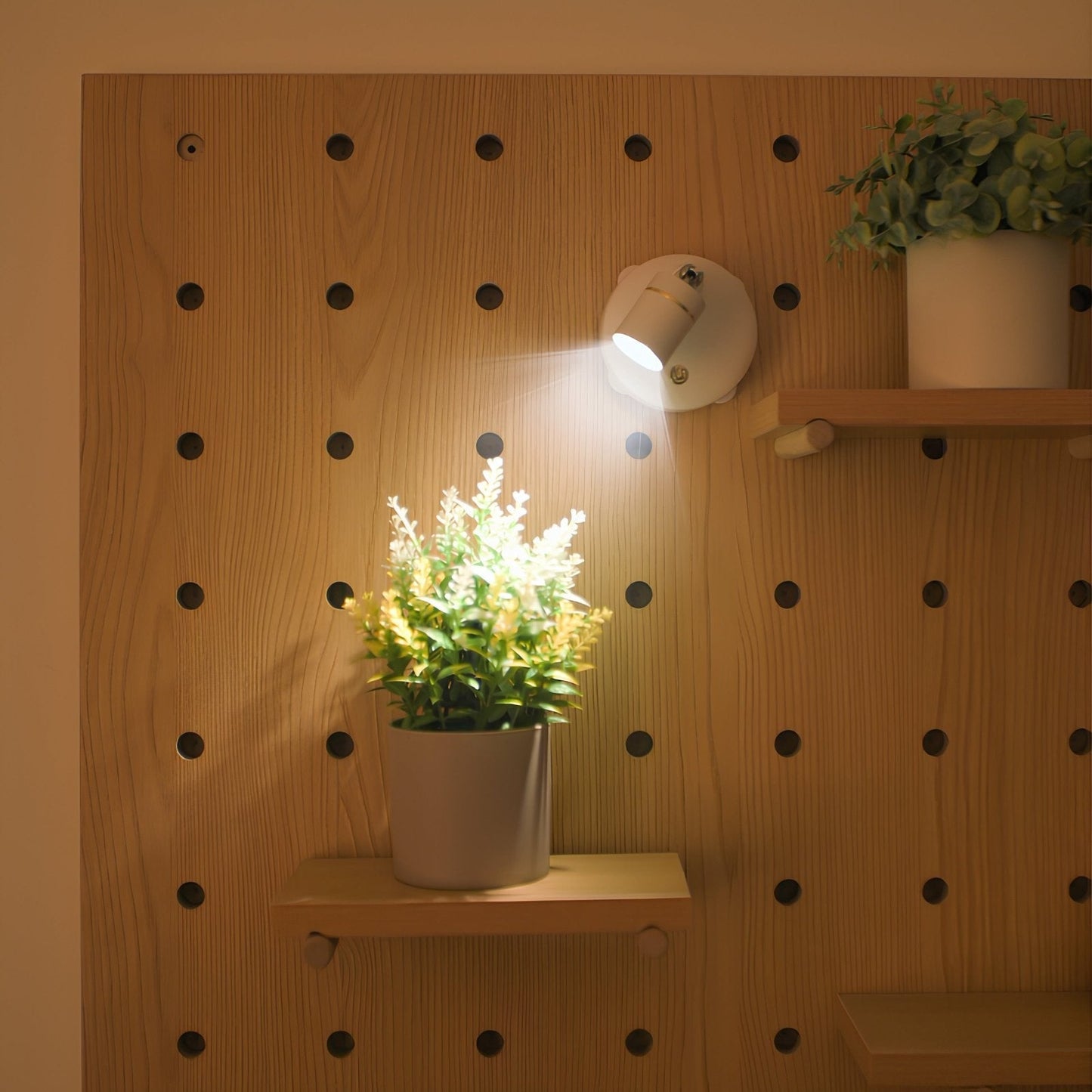 Wall Sconce Battery Operated Modern Adjustable LED Spotlight
